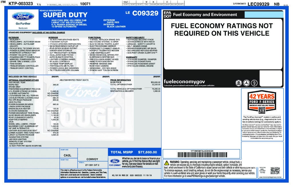 2020 Ford Super Duty F-350 SRW XL