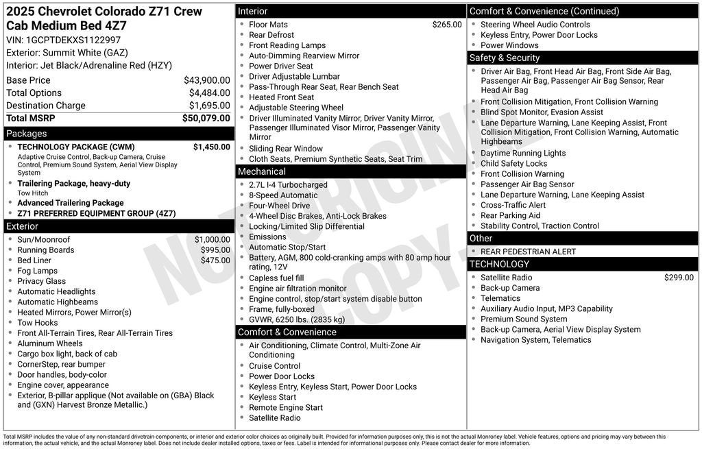 2025 Chevrolet Colorado Z71