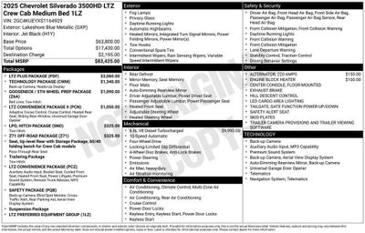2025 Chevrolet Silverado 3500 HD LTZ
