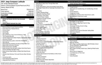2021 Jeep Compass Latitude FWD