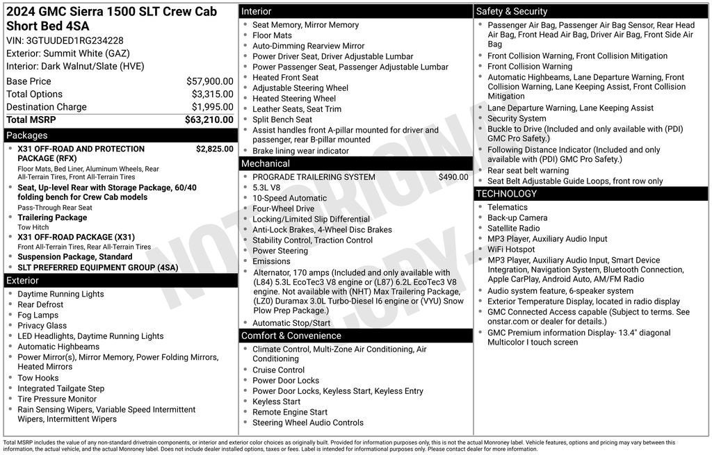 2024 GMC Sierra 1500 SLT