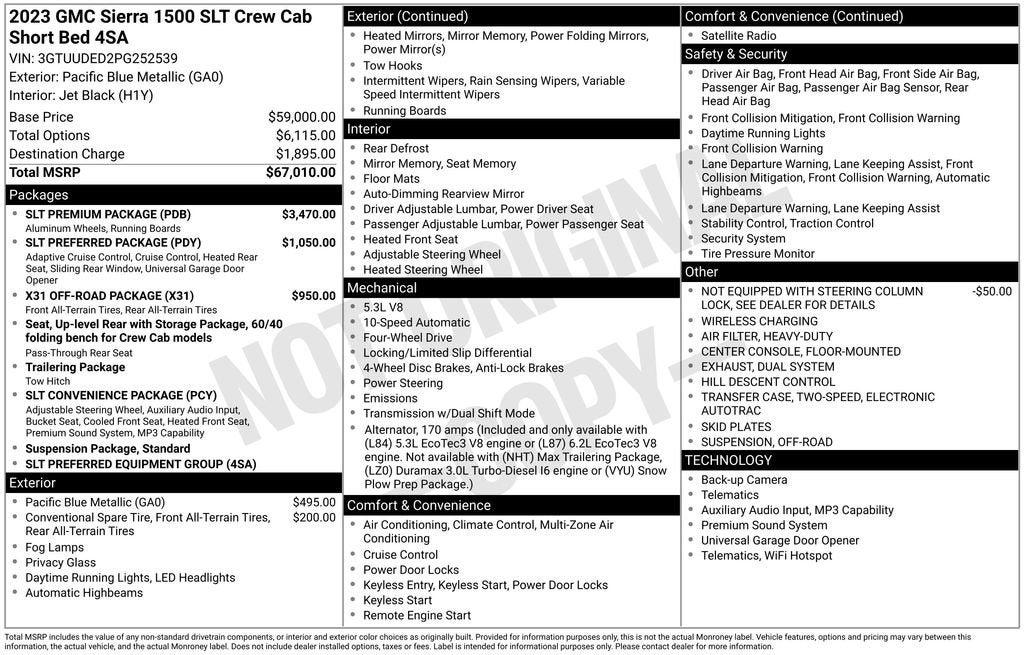 2023 GMC Sierra 1500 SLT