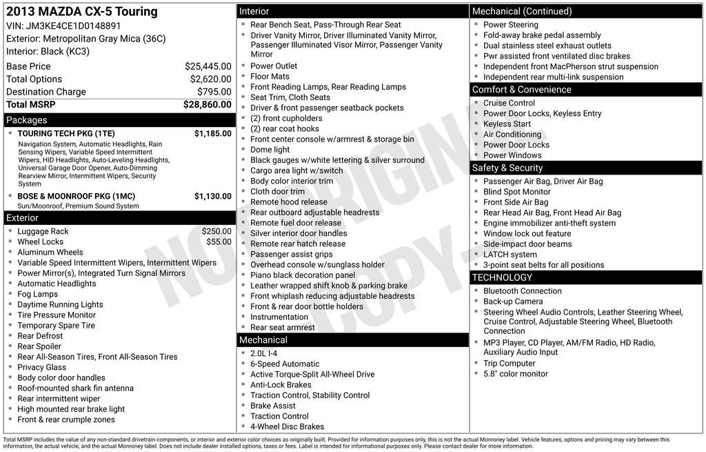 2013 Mazda Mazda CX-5 Touring