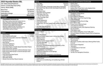 2023 Hyundai ELANTRA SEL