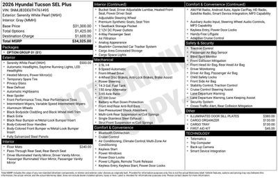 2026 Hyundai TUCSON SEL Plus