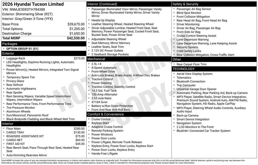 2026 Hyundai TUCSON Limited
