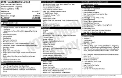 2026 Hyundai ELANTRA Limited