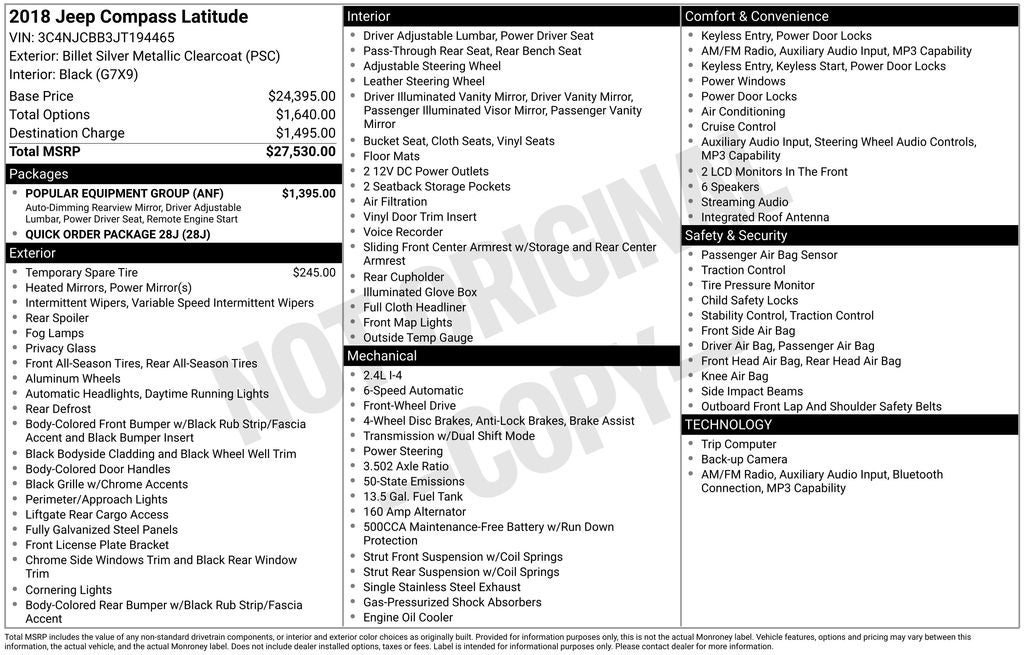 2018 Jeep Compass Latitude
