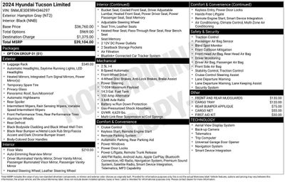 2024 Hyundai TUCSON Limited
