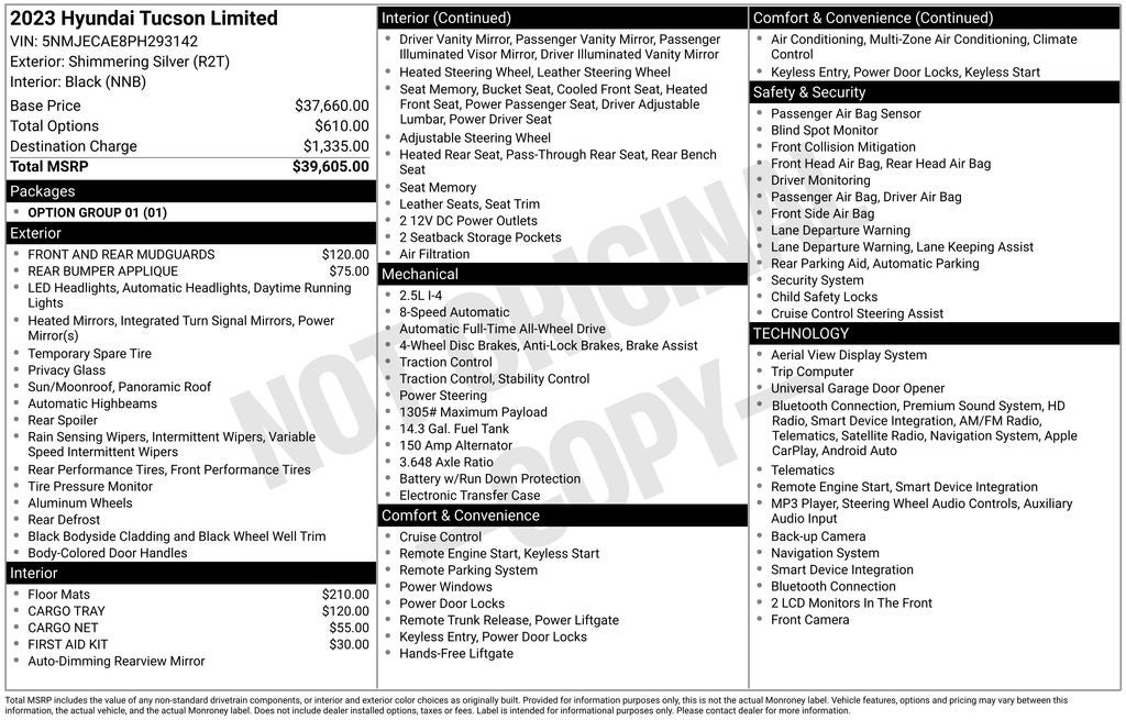 2023 Hyundai TUCSON Limited