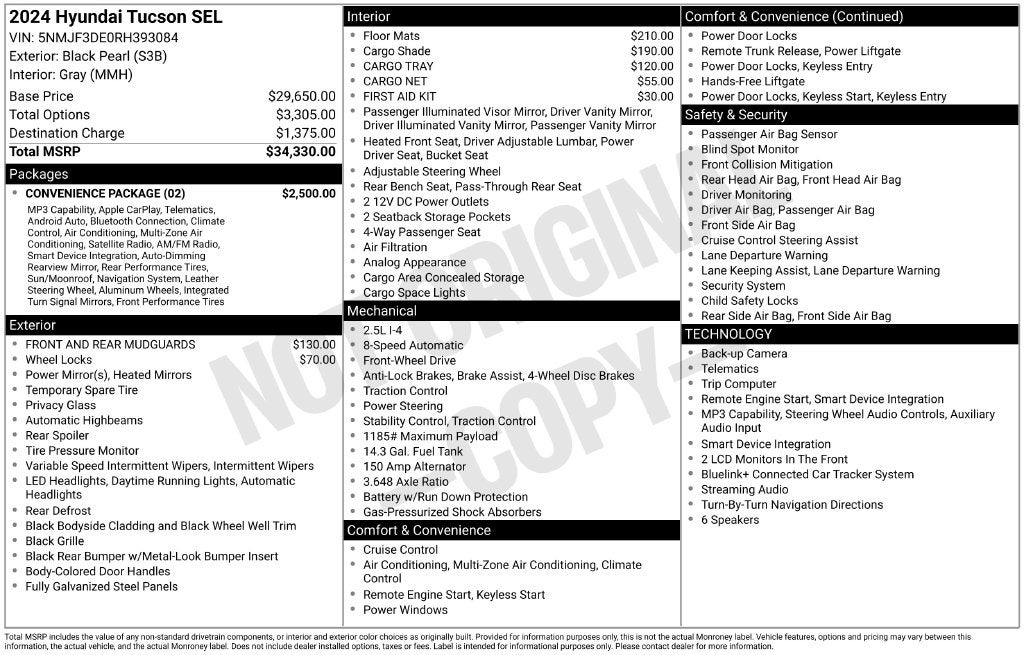 2024 Hyundai TUCSON SEL