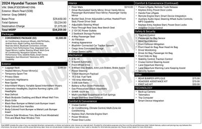 2024 Hyundai TUCSON SEL Convenience