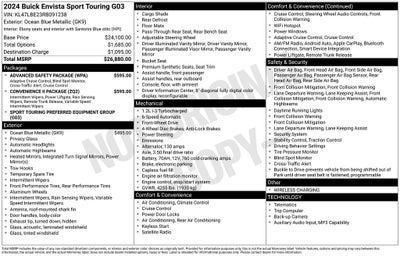 2024 Buick Envista Sport Touring