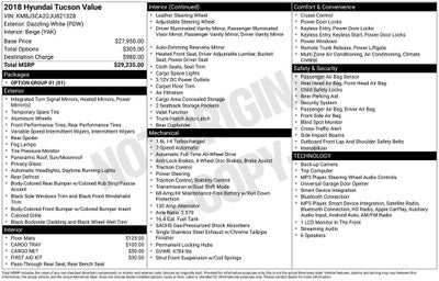 2018 Hyundai TUCSON Value