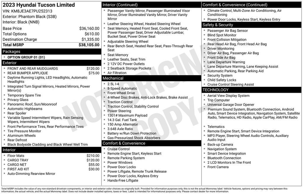 2023 Hyundai TUCSON Limited
