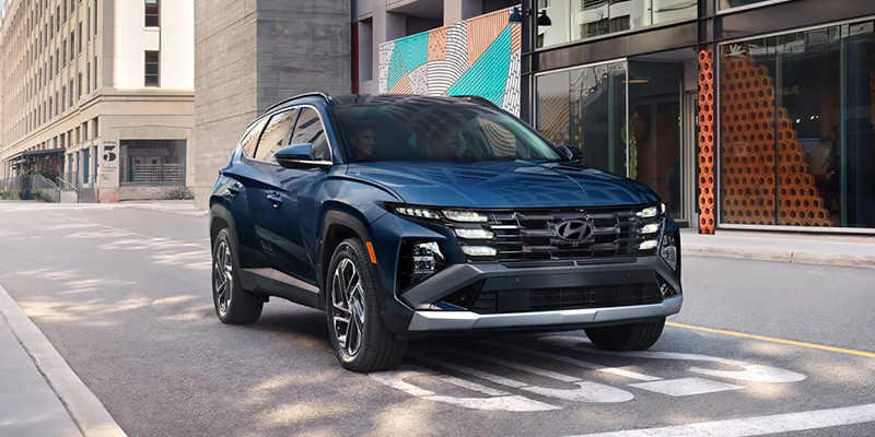 2025 TUCSON Limited in Atlantis Blue at Bentley Hyundai
