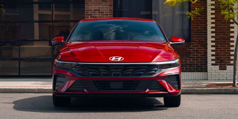 Front view of Hyundai Elantra