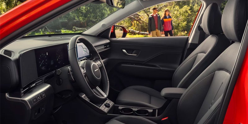 Luxury Hyundai Kona interior with sleek design