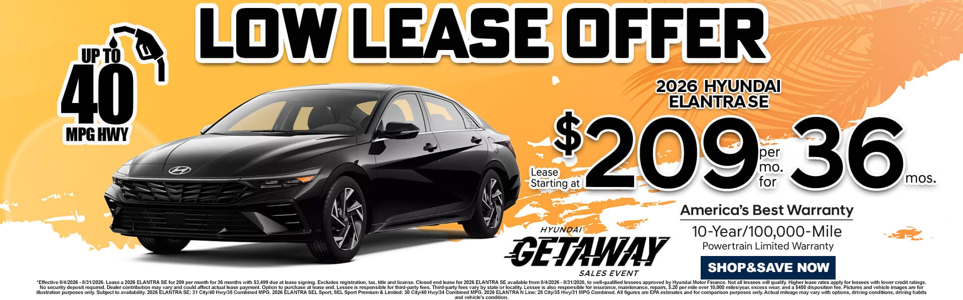 Elantra Huge Savings