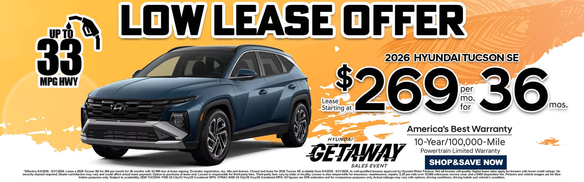  Tucson Lease Offer