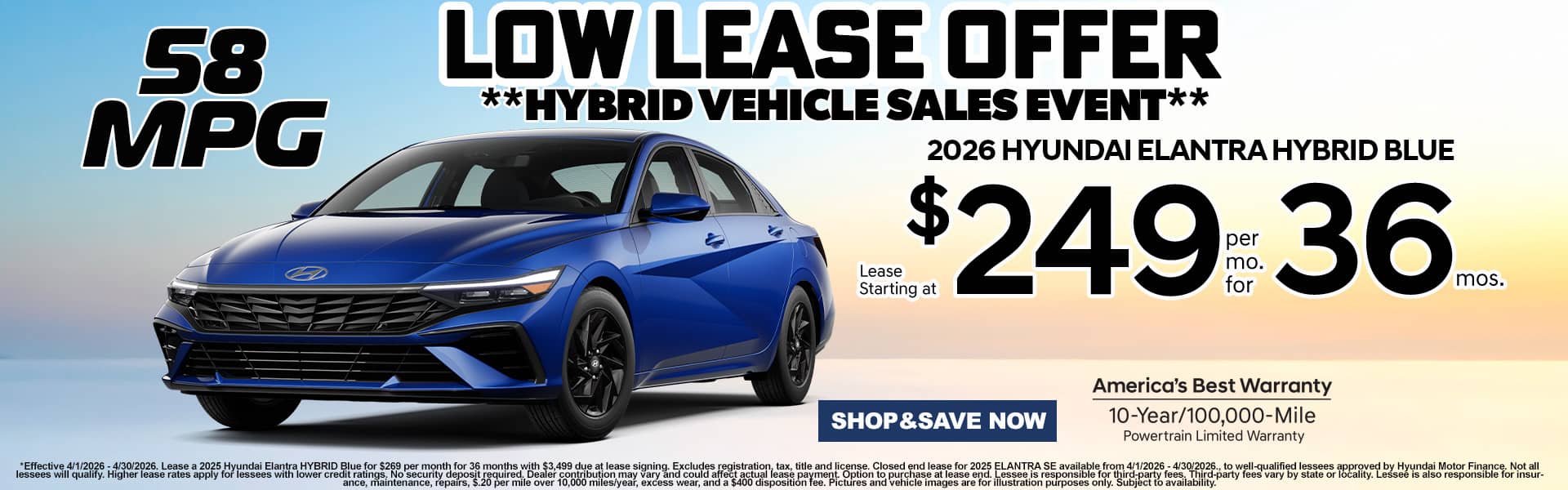 Elantra Hybrid Blue