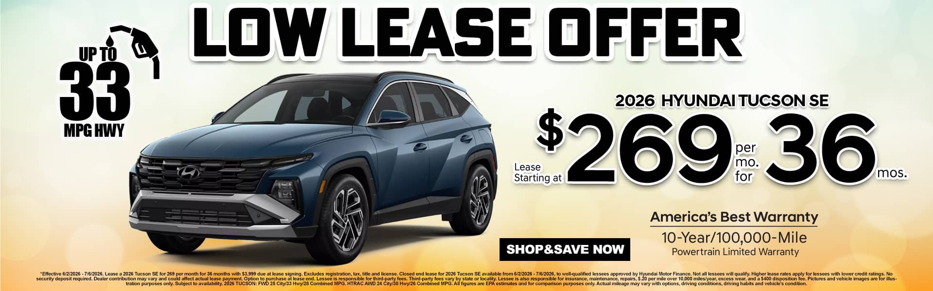  Tucson Lease Offer
