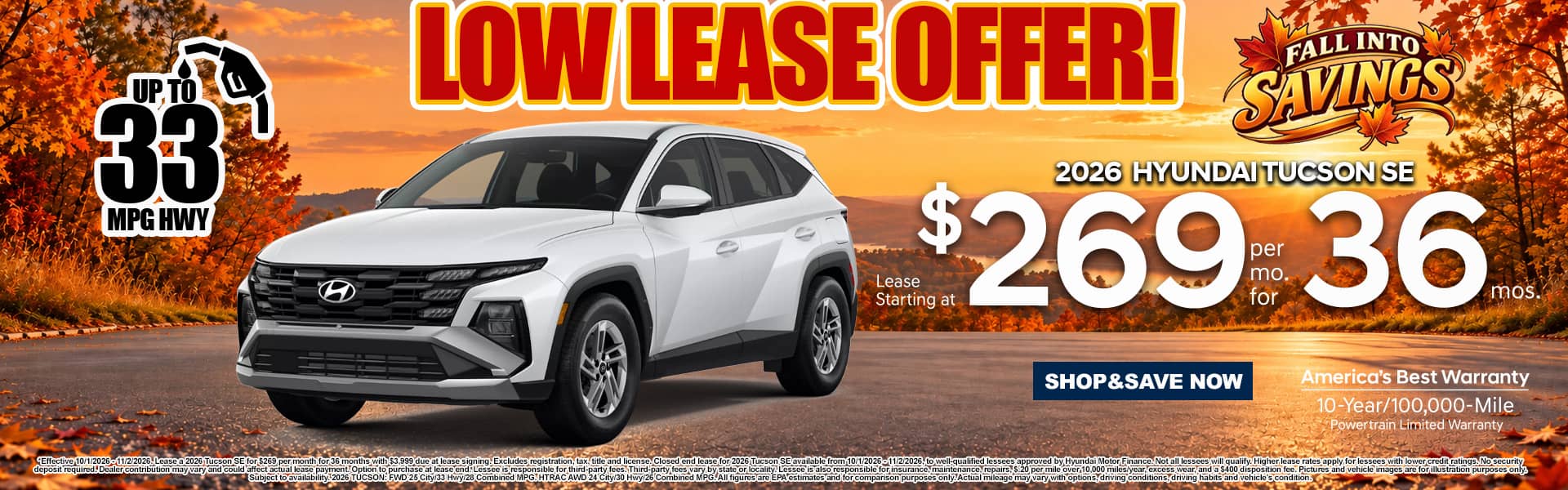 Tucson Lease Offer