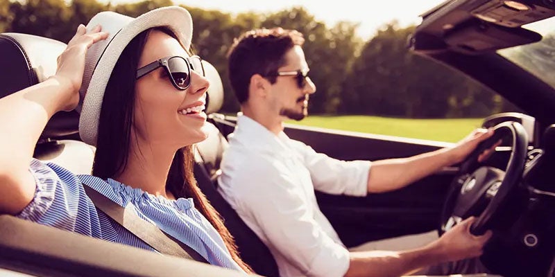 Bentley Hyundai in Huntsville AL couple driving in their newly repaired car